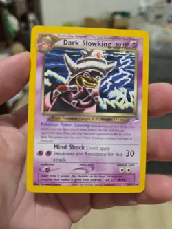 Dark Slowking 20/105 Neo Destiny Pokemon RARE EXC - Image 2