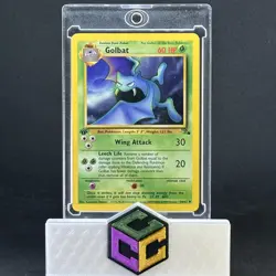 Pokemon 1st Edition Golbat 34/62 Uncommon Fossil - Image 1