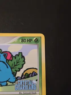 Ivysaur 34/100 Reverse Holo Pokemon EX Crystal Guardians - Image 3