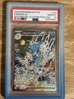 2024 Pokemon Black Star Promo Kingdra Ex #131 GMT PSA 10 SFA Special Illus. Coll - Image 1