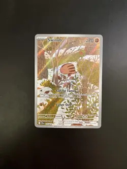 Swinub 2025 S & V Journey Together Illustration Rare Holo FA 165/159 Pokemon - Image 3