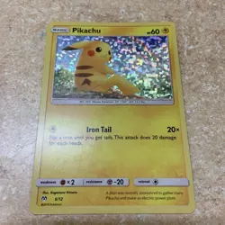 Pikachu 2019 Pokemon McDonald’s #6/12 Holo NM - Image 1