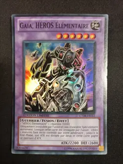 Carte Yu-Gi-Oh Gaia Heros Elementaire Ct08-fr011 - Image 1
