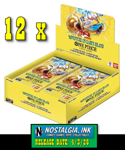 One Piece OP-15 / EB-04 KAMI’S Island SEALED ENG Booster CASE PRESALE SHIPS 4/3 - Image 1
