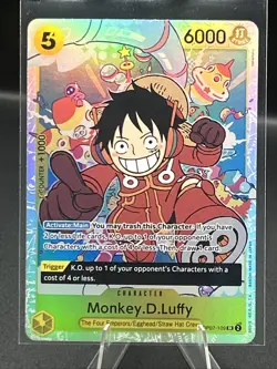 Monkey.D.Luffy OP07-109 - One Piece TCG - SR Super Rare NM English Foil - Image 1