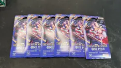 Lot of 06 The Azure Seas Seven One Piece CCG Booster Packs OP-14 *Ships Same Day - Image 1