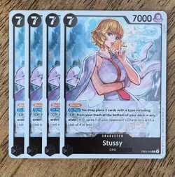 One Piece TCG - Stussy EB03-043 Foil Playset (x4) - The Heroines Edition NM - Image 1