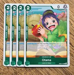 One Piece TCG - Otama EB03-012 Foil Playset (x4) - The Heroines Edition NM - Image 1