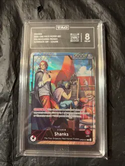 Shanks (2025 PSA Magazine Promo) OP09-001 One Piece TAG 8 Exclusive - Image 1