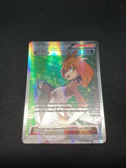 2015 Pokemon TCG Brigette Holo Full Art Ultra Rare Card Breakthrough 161/162 - Image 2