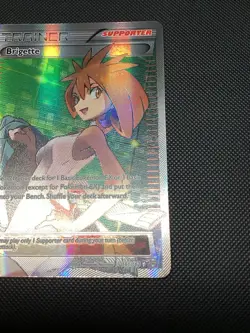2015 Pokemon TCG Brigette Holo Full Art Ultra Rare Card Breakthrough 161/162 - Image 3