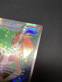 2015 Pokemon TCG Brigette Holo Full Art Ultra Rare Card Breakthrough 161/162 - Image 5