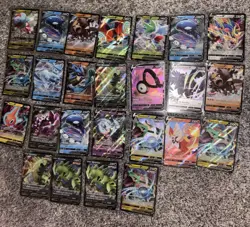 Pokemon Card Lot - 130+ Cards(Ex IR V Vmax Etc). 50+ Holo Rares(read desc). - Image 2