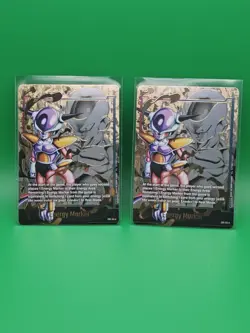 2x Dragon Ball Super Card Game Frieza Gold Foil Energy Marker E01-04 - Image 1