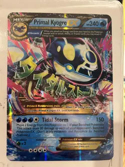M Kyogre Ex JUMBO 55/160 Primal Ultra jumbo + 700 + cards in protectors Pokemon - Image 1