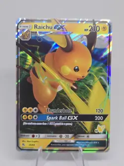 Raichu GX 20/68 - Hidden Fates - Ultra Rare Holo Pokemon Card Near Mint - Image 2