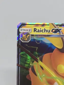 Raichu GX 20/68 - Hidden Fates - Ultra Rare Holo Pokemon Card Near Mint - Image 3