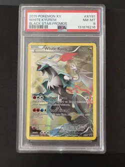 PSA 8 White Kyurem 2015 Black Star Promos XY81 Pokemon Card - Image 1