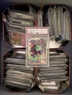 700+ Pokemon Card Lot Phantasmal Flames + PSA 8 Bulbasaur + EX Cards + Charizard - Image 1
