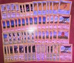 100x Pokemon Base Set SHADOWLESS Cards Lot LP Vintage WOTC Trainers + Pokemon - Image 1