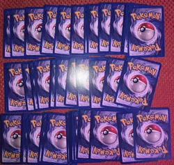 100x Pokemon Base Set SHADOWLESS Cards Lot LP Vintage WOTC Trainers + Pokemon - Image 3