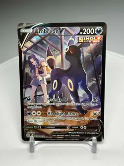 Pokemon TCG Umbreon V Brilliant Stars TG22/TG30 NM/M Full Art Alternate Card - Image 1