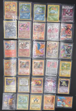 Vintage Pokemon Card Lot | Holos, Rares, WOTC, EX, Binder Collection Full Fossil - Image 1
