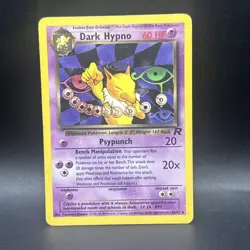 Pokemon Card Dark Hypno Non Holo Rare Team Rocket 26/82 - Image 1