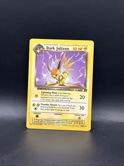 Dark Jolteon 38/82 Team Rocket Regular Uncommon Pokemon Card Wotc - Image 1