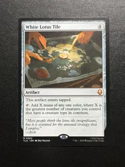 White Lotus Tile Magic The Gathering/Avatar The Last Airbender Mint Card #M 0262 - Image 1