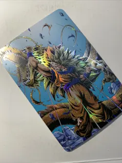 Super Saiyan 3 Goku Dragon Ball Z ACG DBZ Goddess Anime Card Holo Foil Art Hot - Image 4