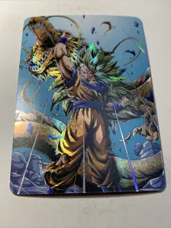 Super Saiyan 3 Goku Dragon Ball Z ACG DBZ Goddess Anime Card Holo Foil Art Hot - Image 5