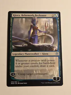 Kiora, Behemoth Beckoner X1 WAR MTG War Of The Spark - Image 1