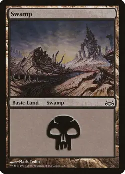 Swamp (59) [Duel Decks: Divine vs. Demonic] Magic MTG - Image 1
