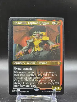 Ob Nixilis, Captive Kingpin (Foil Etched) March of the Machine: The Aftermath... - Image 1