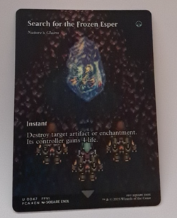 Search for the Frozen Esper FOIL NM FINAL FANTASY Magic the Gathering MTG - Image 1