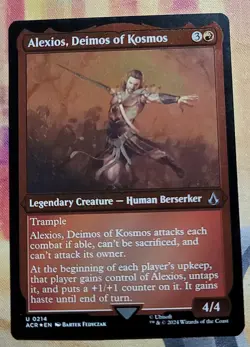 Alexios, Deimos of Kosmos (Foil Etched) MTG Assassin's Creed (ACR) (NM) - Image 1