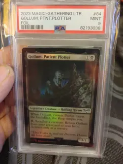 Gollum Patient Plot. #535 Showcase Scrolls FOIL PSA 9 2023 MTG Lord of the Rings - Image 1