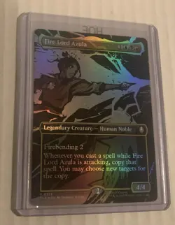 Fire Lord Azula (0313) (Borderless) FOIL R MTG Avatar: The Last Airbender 313 NM - Image 1