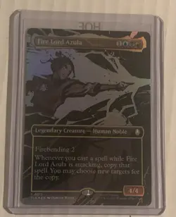 Fire Lord Azula (0313) (Borderless) FOIL R MTG Avatar: The Last Airbender 313 NM - Image 2