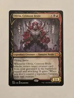 Olivia, Crimson Bride - Showcase - Crimson Vow - Near Mint - MTG - Image 1
