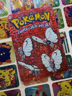 Pokemon 151 Vintage Pocket Monsters Vending HOLO Prism Sticker 2000 Nintendo - Image 1