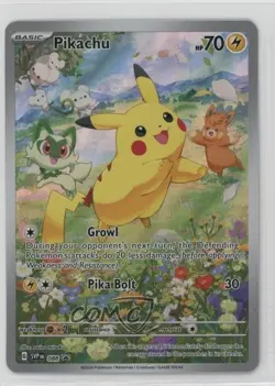 Pikachu (Paldea Adventure Chest) Holo Pokemon Scarlet & Violet Black Star Promo - Image 1