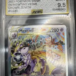 Pokemon TCG Mewtwo VSTAR GG44/GG70 Crown Zenith Galarian Gallery Holo Ultra Rare - Image 3