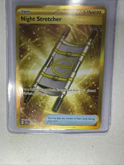 Pokemon TCG Night Stretcher 251/191 SV08 Surging Sparks Holo Hyper Rare Trainer - Image 1