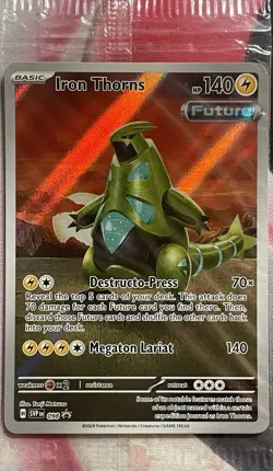 Pokemon TCG: Iron Thorns 098 Temporal Forces Black Star Promo SEALED - Image 1