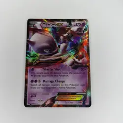 MEWTWO EX Holo 62/162 RARE Breakthrough Pokemon Card 2015 NM - Image 1