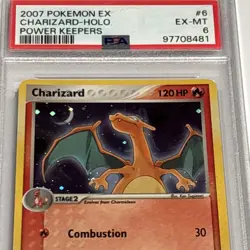 2007 Pokemon EX Power Keepers Charizard-Holo #6 PSA EX-MT 6 - Image 3