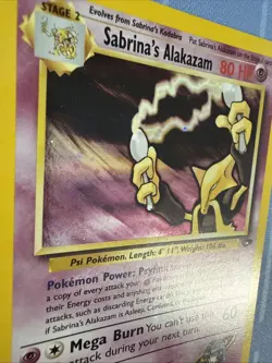 Sabrina’s Alakazam HOLO Rare 16/132 - Gym Challenge - VINTAGE Pokemon 2000 - Image 4