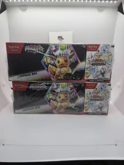 Pokemon Prismatic Evolutions Sams Club Surprise Box Booster Bundle x2 - Image 1